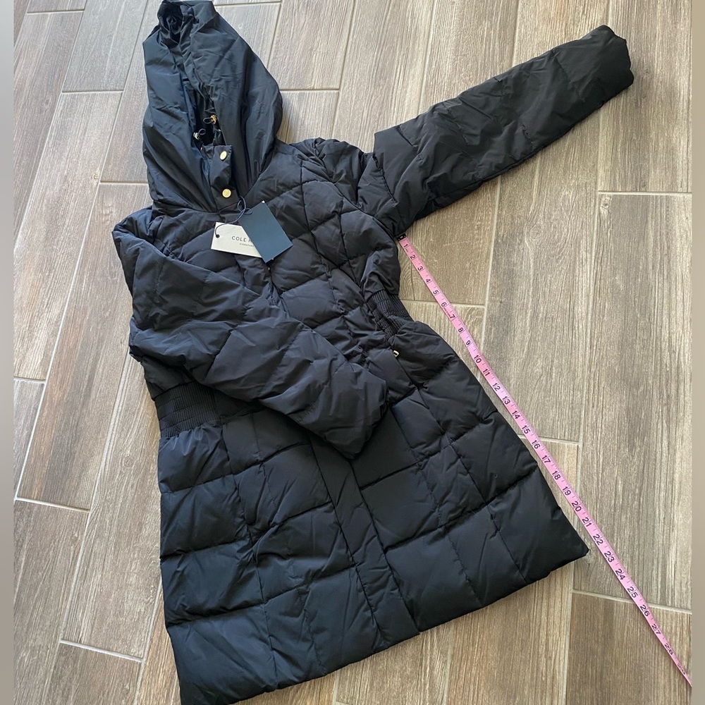 Cole Haan Signature Hooded Down and Feather Jacket - Picture 5 of 15